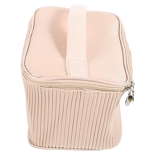 Holibanna Kosmetiktasche Für Damen Reise-kulturtasche Make-up-Organizer Mit Reißverschlusstaschen Leder-Tasche Zum Aufhängen Großes Fassungsvermögen Für Kosmetika Und Utensilien von Holibanna