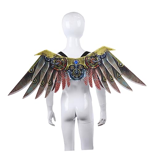 Holibanna Drachenkostüm Flügel Cosplay-adlerflügel Getriebe Flügel Kostüm Maskenflügel Cosplay-flügel Für Erwachsene Gargoyle-flügel Karnevalsparty Flügel Böse Flügel Kleidung Zubehör Kind von Holibanna