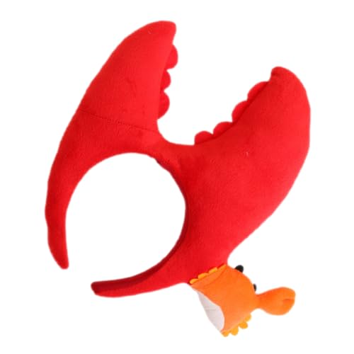 Holibanna -fotoautomaten-requisiten Krabbenklauen-stirnband -haarbänder Krabbe Cosplay Stirnband Stirnbänder Für Mädchen Cosplay Haarband Mr. Krabs Kostüm Plüsch Einzigartig Damen Südkorea von Holibanna