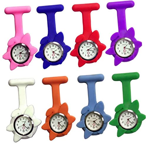 Holibanna Arzt Krankenschwester Uhr Krankenschwester Grad Geschenk Geschenke Damenuhren Digitaluhr hängende Uhr hängende Taschenuhr Pflege Brosche Überleben Stift Fräulein Anschauen Violett von Holibanna