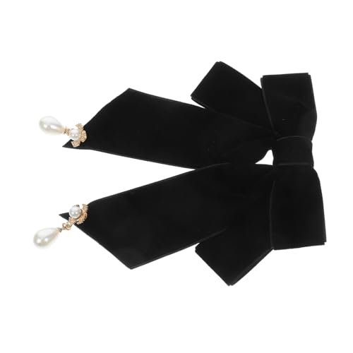 Holibanna Vintage Schleifen Brosche Für Damen Elegante Krawattennadel Für Hochzeiten Partys Und Den Täglichen Gebrauch Stilvolles Schmuckzubehör Mit Perlenakzenten von Holibanna