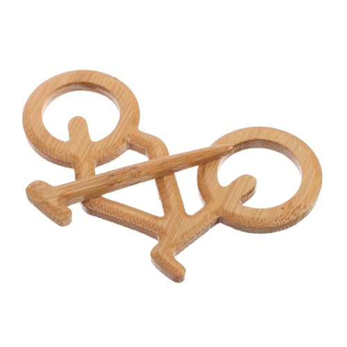 Holibanna Kreative Holz Fahrrad Brosche Leichtes Design Retro Finish Vielseitiger Anstecker Für Frauen Herren Radfahrer Modeaccessoire Geschenkidee von Holibanna