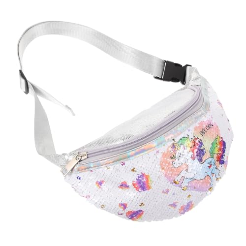 Holibanna Kreative PVC Einhorn Umhängetasche Verstellbare Gürteltasche für Mädchen Robuste PU Material für Kleine Gegenstände als Fotorequisite Holibanna Kreative PVC Einhorn Umhängetasche Verstellbare Gürteltasche für Mädchen Robuste PU Material für Kleine Gegenstände als Fotorequisite von Holibanna