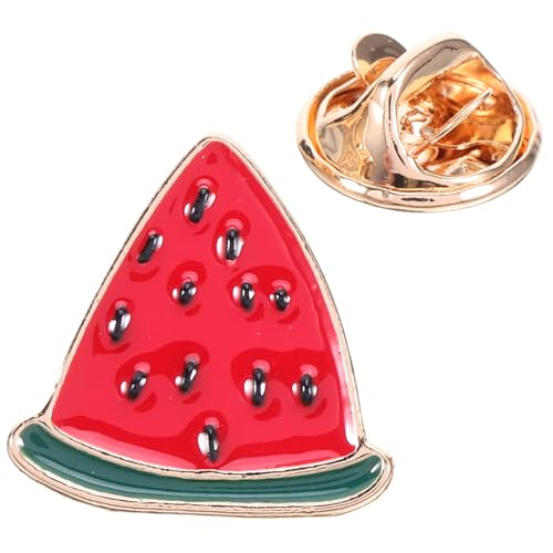 Holibanna Kreative Wassermelonen Brosche Anstecknadel für Damen Modischer Cardigan Clip Eleganter Schal und Kragen Clip Passend für Pullover Kleider Vielseitiger Schmuck für Partys und von Holibanna