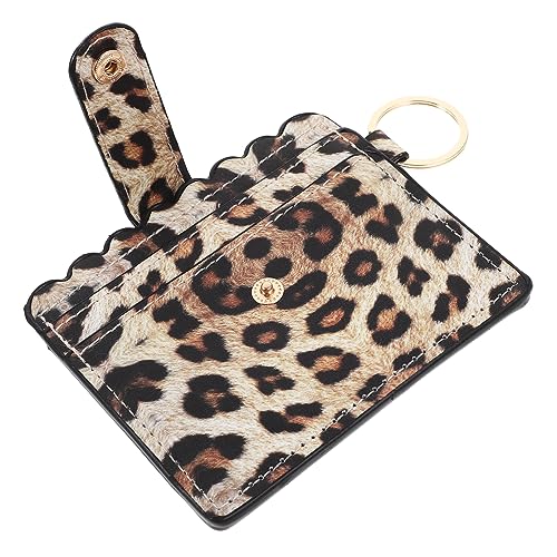 Holibanna Kreditkartenetui Damen Kleines Pu- Wallet Mit Leopard-Design Kompakter Kartenhalter Für Frauen Für Kreditkarten Und Bargeld Leicht Und Tragbar von Holibanna