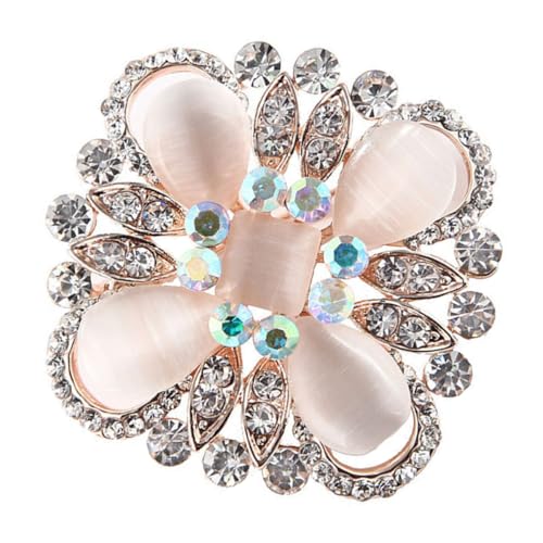 Holibanna Rhinestone Brosche Für Frauen Cat Eye Brosche Modischer Anstecker Für Hochzeit Abendkleid Oder Festlichkeiten Hochwertiges Zubehör Für Schals Und Pullover von Holibanna