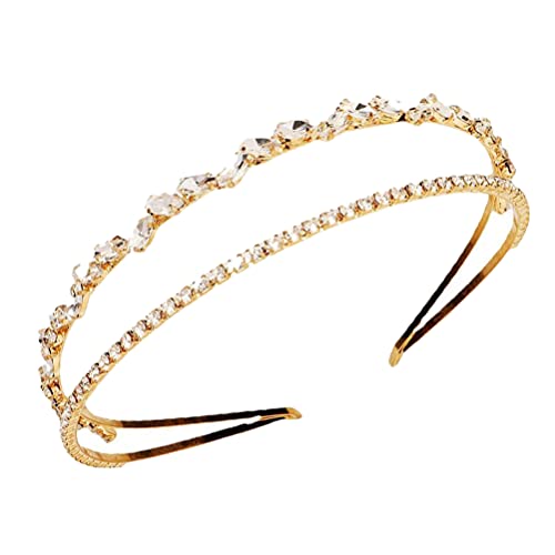 Holibanna Kristall Stirnband Strass Braut Crown Mode Stirnband Erklärung Hairband Foto von Holibanna