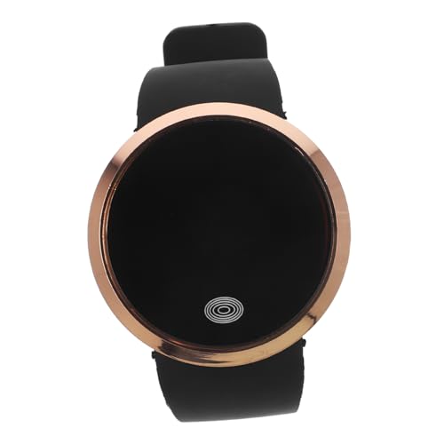 Holibanna Led Touch Alloy Digitaluhr Für Damen Und Herren Elektronische Armbanduhr Mit Pu-lederarmband Als Für Geburtstagsfeiern Und Besondere Anlässe von Holibanna