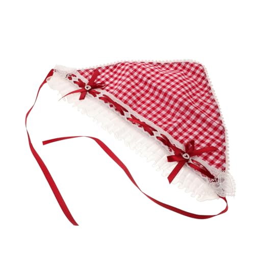 Holibanna Lace Bandana Haarband Mit Vielseitigen Tragemöglichkeiten Süßes Kopftuch Für Urlaubsfotos Elegantes Haarschmuck-accessoire Für Damen Für Verschiedene Anlässe Und Outfits von Holibanna