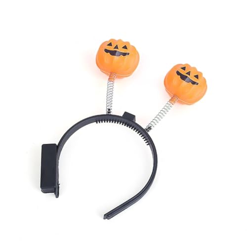 Holibanna Led-kürbis-stirnband Led-kürbisbopper Haarbänder Halloween-haargummis Led-kürbis-haarband Geführte Kürbisband Spielzeug Pop von Holibanna