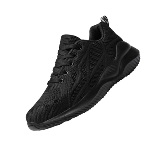 Holibanna Leichte Atmungsaktive Herren Laufschuhe mit Netzgewebe rutschfeste Sportschuhe für Fitness und Freizeit Komfortabel Elastisch für Training und Alltag Schwarz Holibanna Leichte Atmungsaktive Herren Laufschuhe mit Netzgewebe rutschfeste Sportschuhe für Fitness und Freizeit Komfortabel Elastisch für Training und Alltag Schwarz von Holibanna