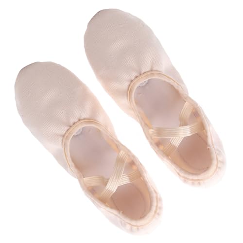 Holibanna Leichte Ballettschuhe mit Elastischem rutschfeste Tanzschuhe für Damen und Weiche Sohlen für Yoga Ballett Modern Dance und Turnen von Holibanna