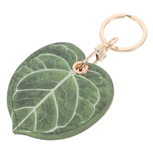 Holibanna Schlüsselanhänger Aus Pu-Leder mit Blatt-Design für Zugangskarten Schlüsselanhänger für Gepäck von Holibanna