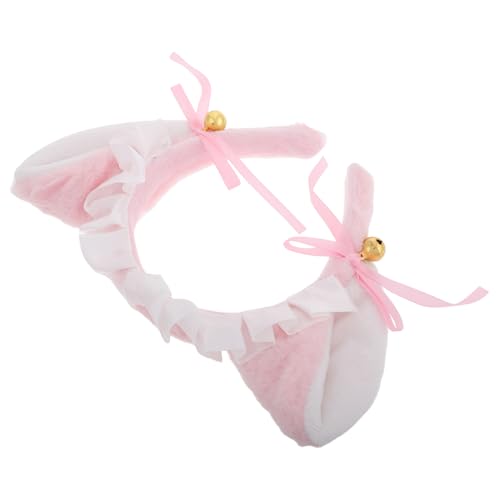 Holibanna Lolita-cosplay Stirnband Mit Katzenohren Aus Weißer Spitze - Kopfbedeckung Party-haarband Für Frauen Und Mädchen Cosplay-kopfbedeckung von Holibanna