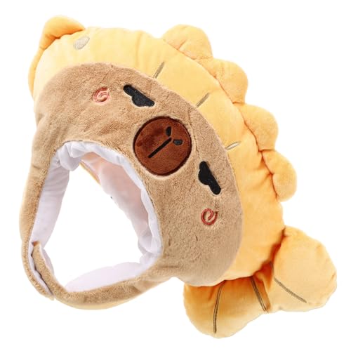 Holibanna Plüsch Gelber Fisch Hut Lustige Kopfbedeckung Für Kostümpartys Attraktives Accessoire Für Fotos Und Themen-events Fröhliches Design Langlebiges Partyzubehör von Holibanna