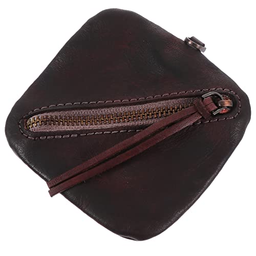 Holibanna Männer Geldbörse Kurze Tasche Frau Kartenhalter Leder Reißverschluss Münze Geldbörse Slim Wallet von Holibanna