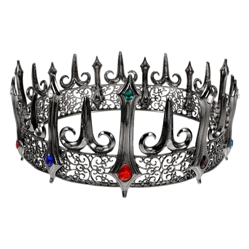 Holibanna Männer Krone Gothic Stil Kopfschmuck Prop Cosplay Krone Dekorative Krone Für Männer Frauen von Holibanna