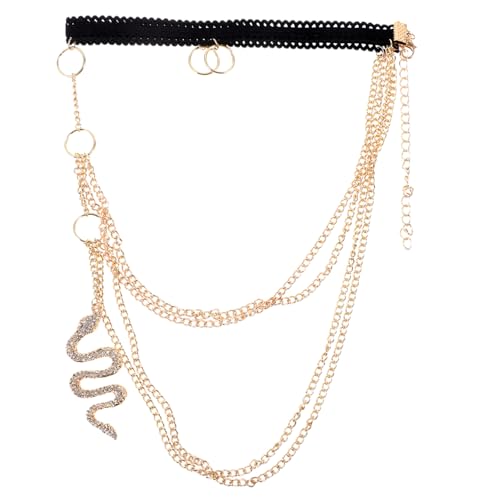 Holibanna Mehrschichtige Schlangenbein Kette Verstellbar Leg Jewelry für Damen Langlebige Leg Chain Körper Schmuck für Club Party Festival Holibanna Mehrschichtige Schlangenbein Kette Verstellbar Leg Jewelry für Damen Langlebige Leg Chain Körper Schmuck für Club Party Festival von Holibanna
