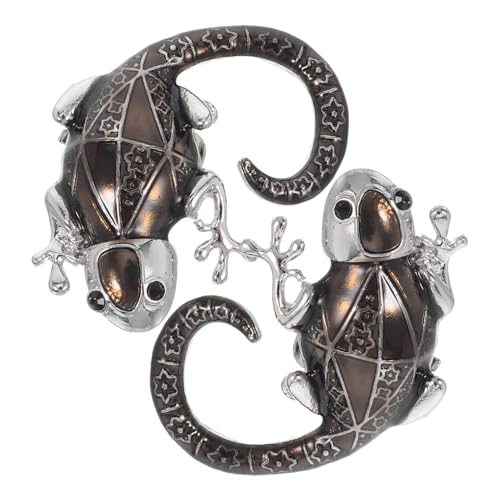 Holibanna Metall Schuhclips Abnehmbar Für Damen High Heel Gecko-design Dekoratives Zubehör Schuhverzierung Schnallen Party Hochzeit Accessoires Schuhornament von Holibanna