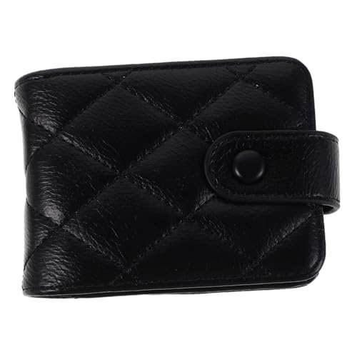 Holibanna Mini Kosmetiktasche Damen mit Spiegel Gesteppte Elegante Make-up Tasche Kleines Reiseetui für Lippenstift und Essentials Praktische Kompakte Schminktasche für Unterwegs von Holibanna