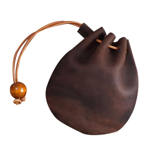 Holibanna Süße Vintage Tasche Leder Wechseltasche Tasche Für Schlüssel Geldscheine Bargeldtasche von Holibanna