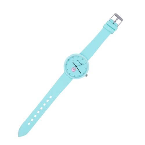 Holibanna Minimalistische Quarzuhr für Kinder Armbanduhr Hellgrün Verstellbares Armband Modisches Design für Jungen und Mädchen von Holibanna
