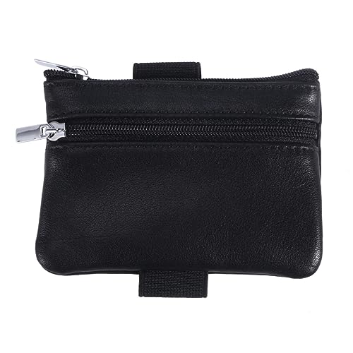 Holibanna Modische Leder-schlüsseltasche Geldbörse Business-Tasche Kompaktes Armband-Portemonnaie Für Sport Und Wandern Schwarz von Holibanna