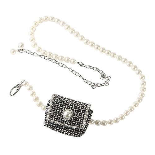 Holibanna Modischer Perlenkette Beutel Für Frauen Aufbewahrungstasche Mit Funkelnden Strasssteinen Für Outfits Anlässe Leicht Tragbar Vielseitig von Holibanna