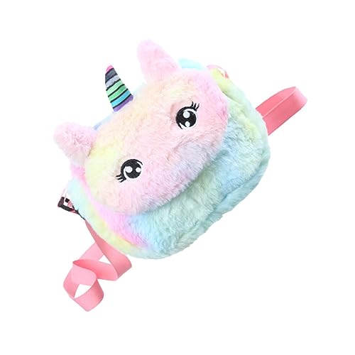 Holibanna Münzbeutel Für Kinder Umhängetasche Für Kinder Kinder-Schultertasche Einhorn Umhängetasche Plüschige Umhängetasche Niedlich Münzbeutel Mädchen Schultertasche von Holibanna