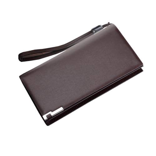 Holibanna Multifunktionales Herren Portemonnaie Mit Großer Kapazität Langer Reißverschluss Clutch Für Büro Partys Und Alltag RFID-sicherer Geldbeutel von Holibanna