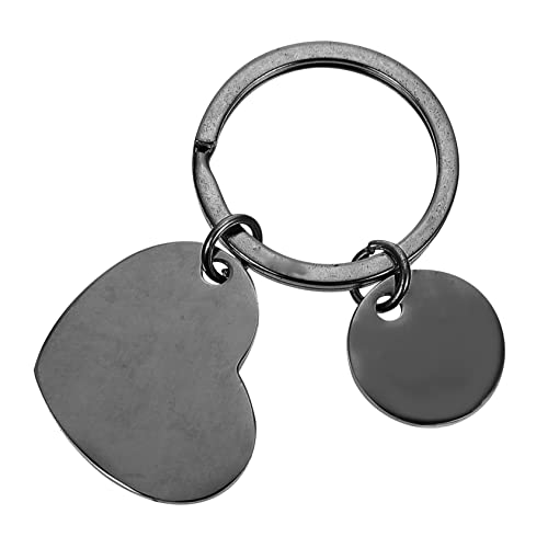 Holibanna Personalisierte Schlüsselanhänger Herz Schlüsselanhänger Kalender Dekorative Schlüssel Safe Material Einzigartige Paare von Holibanna