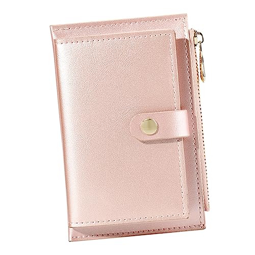Holibanna Kreative Karten-Halter Reißverschluss Geldbörse Für Damen Pu- Kartenetui Mit Multi-Karten-Design Leicht Und Tragbar Für Bargeld Münzen Und Reisen von Holibanna