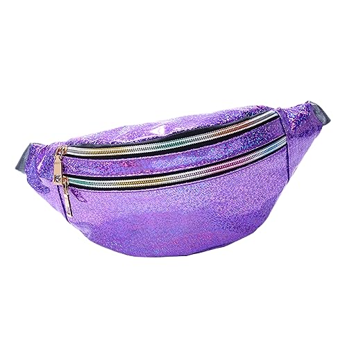 Holibanna Pack Hüfttasche Damen gürteltasche Handtasche Damen umhängetasche Müllbeutel Fräulein Violett von Holibanna