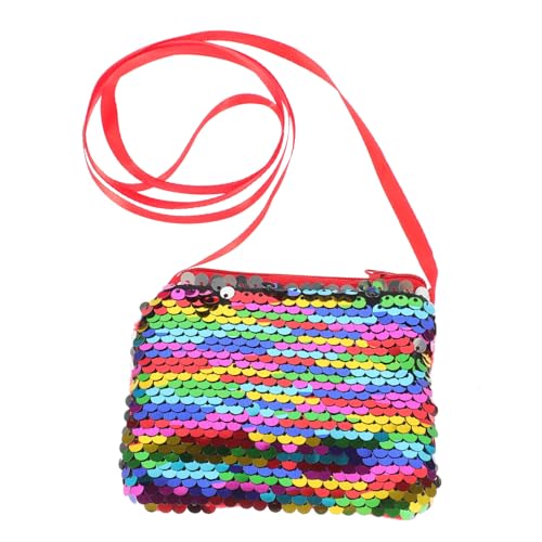 Holibanna Pailletten-geldbörse Mit Riemen Kleine Umhängetasche Für Münzen Und Scheine Leicht Und Kompaktes Design Für Täglichen Gebrauch Und Reisen von Holibanna