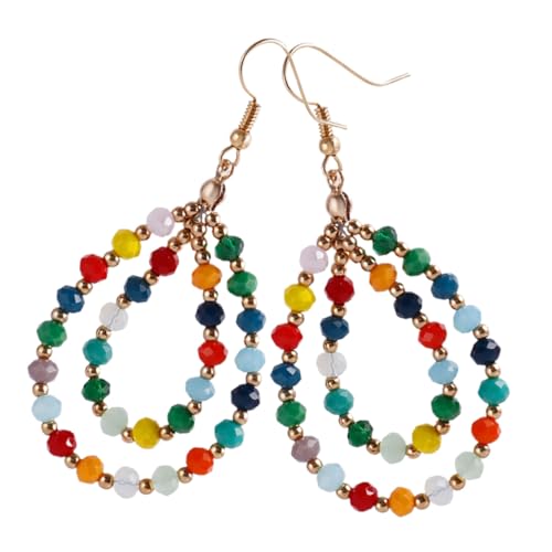 Holibanna Perlen Creolen Ohrringe Damen Doppelkreis Dangle Ohrschmuck Elegant Handgefertigt Modisch Für Party Hochzeit Geschenk Holibanna Perlen Creolen Ohrringe Damen Doppelkreis Dangle Ohrschmuck Elegant Handgefertigt Modisch Für Party Hochzeit Geschenk von Holibanna