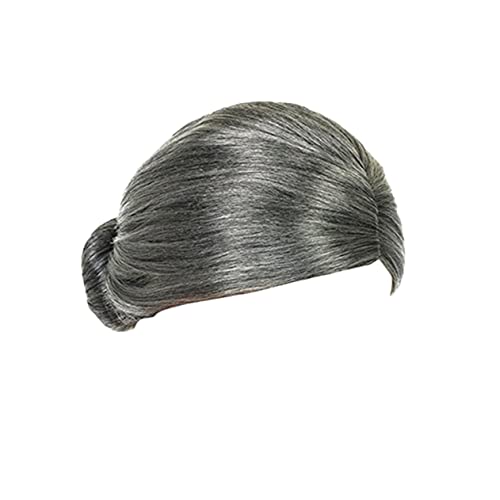 Holibanna Perücke Für Alte Damen Dutt-frisur Wiederverwendbar Einfach Zu Handhaben Angenehm Zu Tragen Halloween Weihnachten Cosplay-accessoire von Holibanna