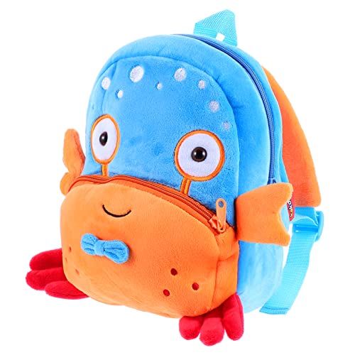 Holibanna Plüsch Junge Mädchen Rucksack Mit Tierdesign Für Kindergarten Vorderseite Für Snacks Und Spielzeug Verstellbarer Schultergurt Geeignet Für Schule Einkaufen Reisen Und Alltag von Holibanna