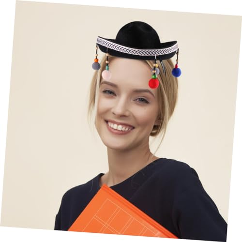 Holibanna Plüschkugel Mexiko Partyhut Kleines Dekoratives Filzhut Haarreif Faschingshut für Mann Frau Leicht und Langlebig Geeignet für Festival und Karneval von Holibanna