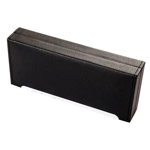 Holibanna Pu Fountain Pen Etui Schwarz Stabiles Kratzfestes Einzel stiftemäppchen mit Sicherem Deckel Kompakte Geschenkbox für Elegante Schreibgeräte Praktischer Organizer für Büro und von Holibanna