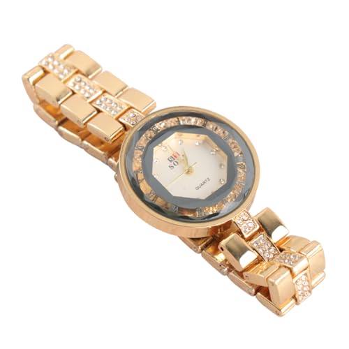 Holibanna Damen Quarzuhr Kristallarmband Legierung Langlebig Leichtgewichtig Alltag Außenbereich von Holibanna