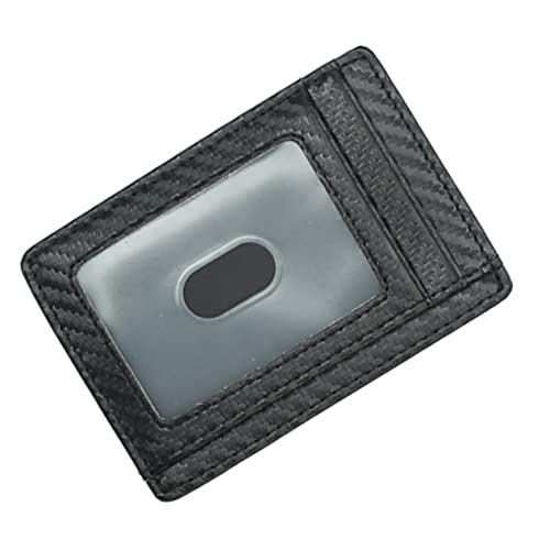 Holibanna RFID Geldbörse Aus Carbonfaser Mit Mehreren Kartenfächern Elegantes Und Funktionales Design Für Reisen Büro Und Alltag Große Kapazität Für Bank Und Id-Karten Sicherer Schutz von Holibanna