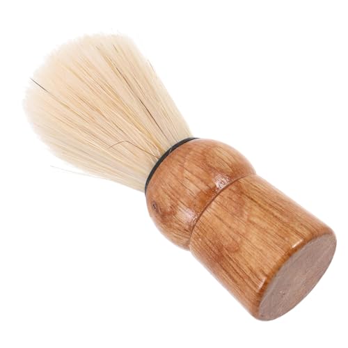Holibanna Holz Rasierpinsel Bartschaumbürste Für Männer Bartpflegebürste Schaumbürste Werkzeug Gesichtshaarcremebürste Reinigungsbürste Herrenrasierer von Holibanna
