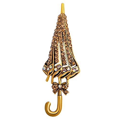 Holibanna Regenschirm Brosche Pin Mit Strassnadel Für Frauen Männer Dekorative Anstecknadel Reversnadel Für Kleidung Rucksack Hüte Vielseitiges Accessoire von Holibanna