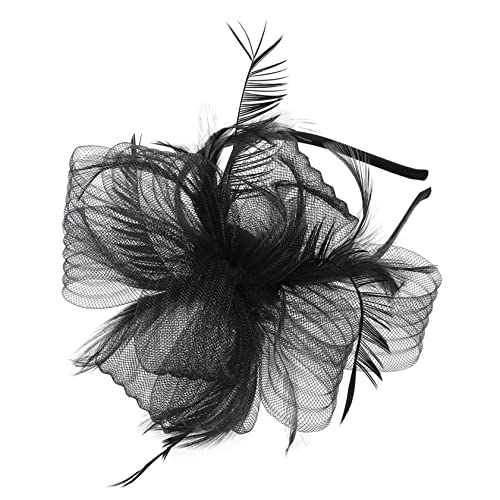 Holibanna Retro Fascinator Hut Mit Netzgewebe Für Hochzeiten Cocktail Und Teepartys Haaraccessoire Für Damen Handgefertigt Für Besondere Anlässe von Holibanna