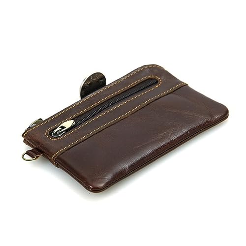 Holibanna Retro Herren Brieftasche Ledertasche Reißverschluss Portemonnaie Für Männer Business Geldbörse Mit Handyfach Und Kartenfächern von Holibanna