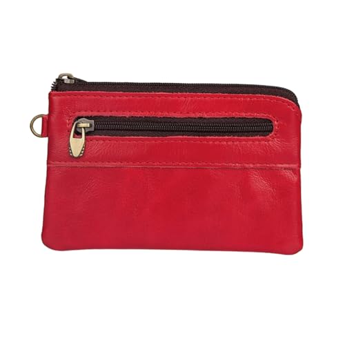 Holibanna Herren Geldbörse Für Männer Business Geldbörse Herren Geldbörse Für Männer Tragbare Geldbörse Geldbörsenhalter Ledertasche Rot von Holibanna