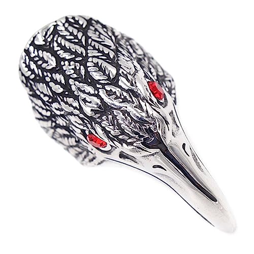 Holibanna Retro Herrenring aus Edelstahl mit Adler Leichter und Robuster Fingerring Modisches Schmuckstück für Alltag Party und an Vater Sohn Ehemann Auffälliges Design Holibanna Retro Herrenring aus Edelstahl mit Adler Leichter und Robuster Fingerring Modisches Schmuckstück für Alltag Party und an Vater Sohn Ehemann Auffälliges Design von Holibanna
