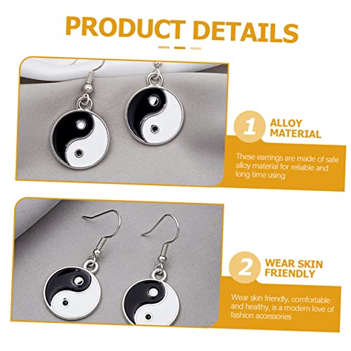 Holibanna Retro Ohrschmuck Damen Ohrringe Punk Drop Ohrhänger Leicht Legierung Elegant von Holibanna