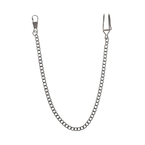 Holibanna Retro Taschenuhrkette Metalllegierung Fob Uhrenkette für Herren Langlebige Taschenuhr Accessoirekette Vielseitig für Business Formelle und Freizeit Anlässe Schwarz von Holibanna