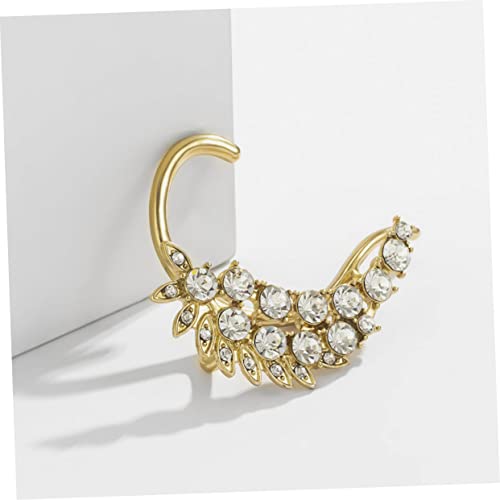 Holibanna Rhinestone Ear Damen Ohrschmuck Funkelnde Ohrklemmen C Förmige Ohrringe für Party Alltag Hochzeit Teiliges von Holibanna